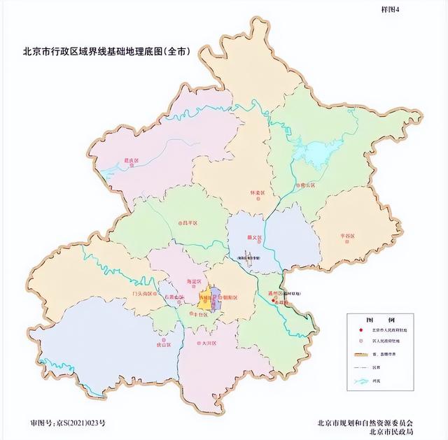 北京各區街道劃分地圖（你家住在哪個街道）1