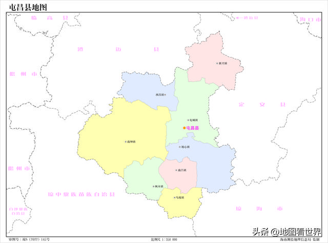三沙市區劃圖高清大圖（2022年海南省及下轄各市縣标準地圖發布）16