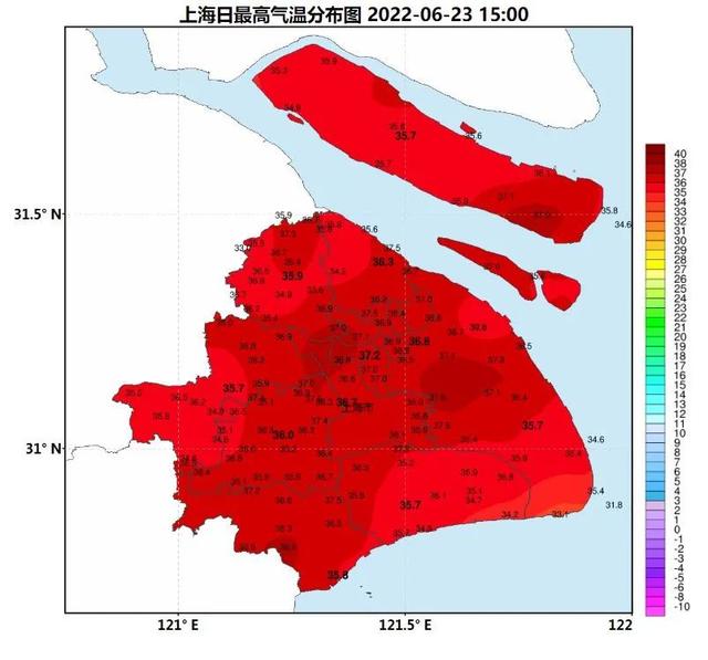 上海高溫天氣何時結束（37.2今日成上海今年首個高溫日）2