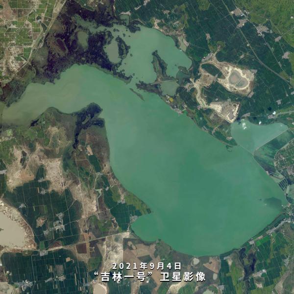 查幹湖景區詳解（跟衛星一起看生态美景）1
