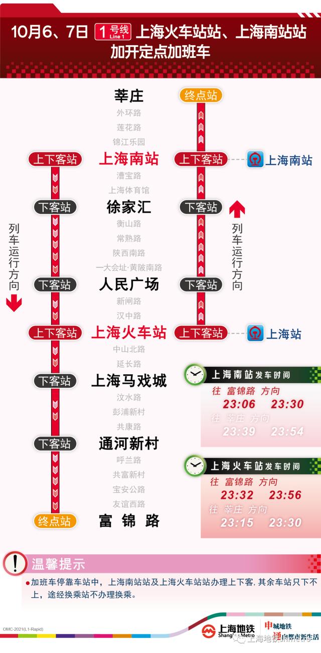 上海地鐵11号線明天停運嗎（今晚上海地鐵1210号線加開定點加班車）2