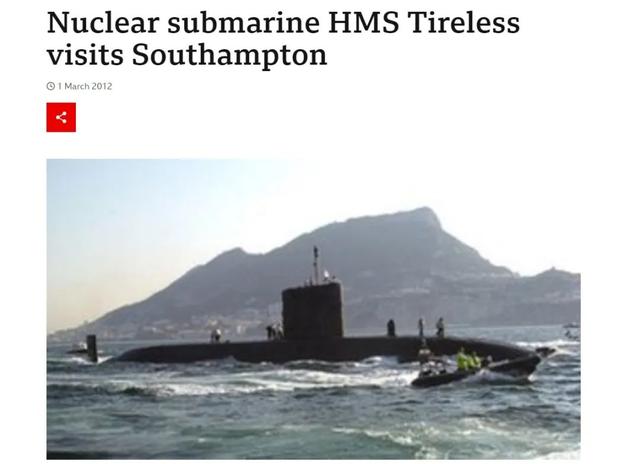 俄羅斯報道英國核潛艇（英核潛艇在俄海域被擊中）3