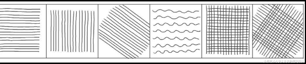 線描畫點線面的基礎圖案素材（線描畫點線面的基礎圖案素材）4